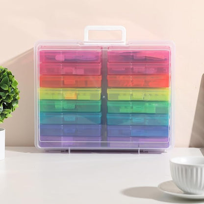 novelinks Transparent 4" x 6" Photo Organizers and Photo Storage Box - Image 5