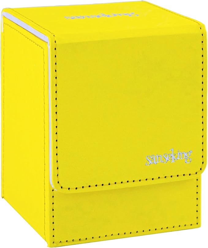 Magic Card Deck Box for MTG Single Deck Card Box fits 100+ TCG Sleeved Cards by Sanseking