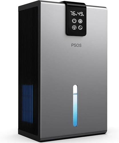 Dehumidifier, Dehumidifiers for Home, 98 OZ Water Tank, Quiet Dehumidifier for by PSOS