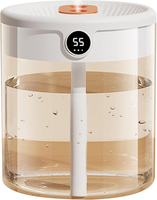 2L Humidifier, Double Nozzle Humidifier, Top Fill Cool Mist Humidifier by HUAOSN