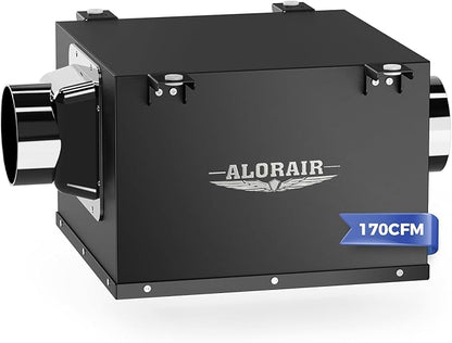 ALORAIR 4 Inch Inline Bathroom Exhaust Fan – Ultra Quiet 170 CFM Ventilation Fan by ALORAIRSOLUTIONSINC0J0DC