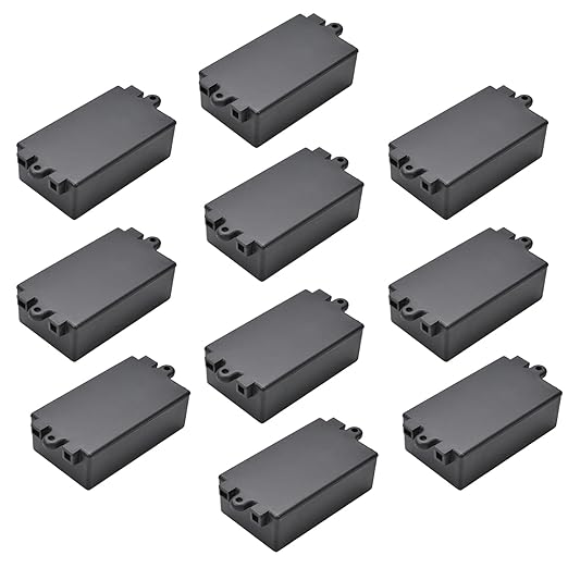 Fielect 10Pcs Dustproof Electronic Junction Box Plastic Enclosure Project Box by Fielect