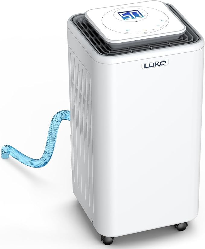 LUKO 2000 Sq. Ft Dehumidifiers for Large Room and Basements, 30 Pints by LUKO