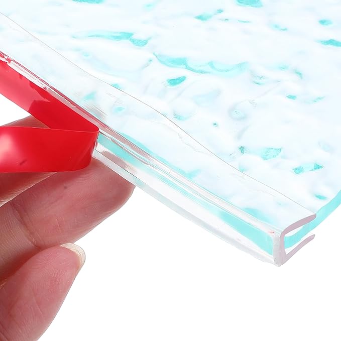 1 Pairs Bathroom Water Splash Guard Clear Acrylic Shower Corner Water Barrier - Image 3