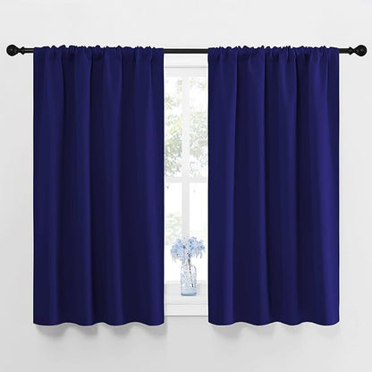 NICETOWN Navy Blue Curtains Blackout Draperies by NICETOWN