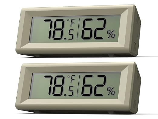 Small Digital Hygrometer, Humidity Meter, Indoor Thermometer, Room Temperature by PFTTDD