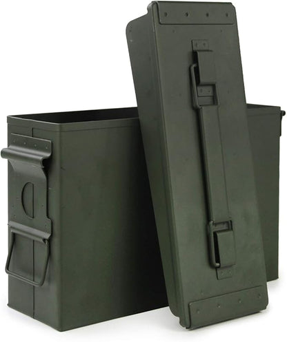 GUGULUZA Metal Ammo Can 30/50 Cal, Lockable Bullet Storage Case, Waterproof & - Image 4