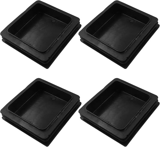 4 Pack 4" Square Plastic Plugs by Bonsicoky