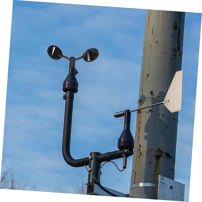 Sosoport 2pcs Wind Gauge Cup Durable Abs Anemometer - Image 7