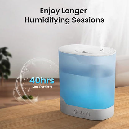YOGIN Air Humidifier for Bedroom, 3L Top-Fill Cool Mist Humidifier & Essential - Image 9