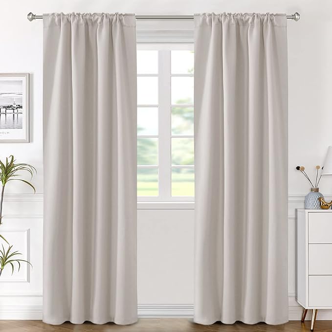 H.VERSAILTEX Blackout Curtains Thermal Insulated Window Treatment Panels Room - Image 2