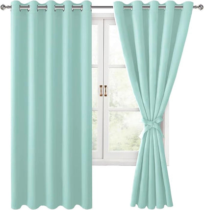 Hiasan Room Darkening Curtains for Bedroom, 60 x 72 Inches by Hiasan