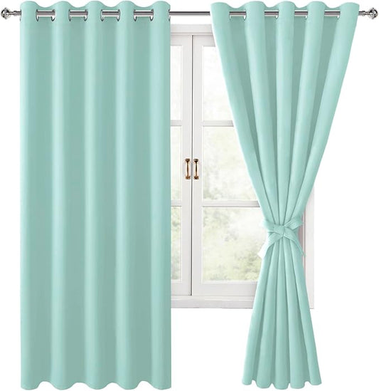 Hiasan Room Darkening Curtains for Bedroom, 60 x 72 Inches by Hiasan