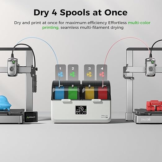 Creality Space Pi X4L Filament Dryer Box, 4 Spools Filament Storage Box - Image 3