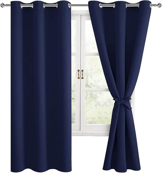 Hiasan Blackout Curtains for Bedroom, Thermal Insulated, Light Blocking by Hiasan