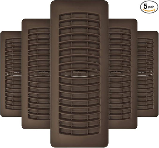 Imperial RG1460 Louvered Plastic Floor Register, 4 x 12-Inch by Imperial