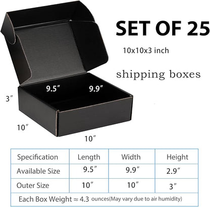 Small Shipping Boxes 10x10x3 Inch - Image 2