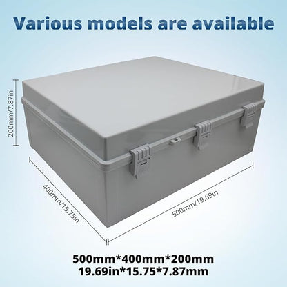 MAKERELE Large Outdoor Electrical Box Junction Plastic Waterproof Lockable IP67 - Image 4