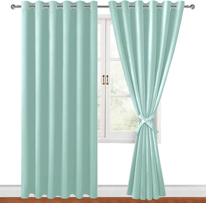 Hiasan Room Darkening Curtains for Bedroom, 70 x 84 Inches by Hiasan