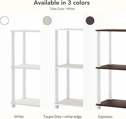 Homes: Inside + Out Apexa Modern 3-Tier Extra Wide Shelving Units, Collectibles - Image 4