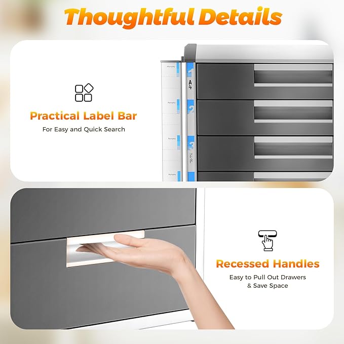 Metal Drawer Box, Luminium Alloy File Organiser - Image 6