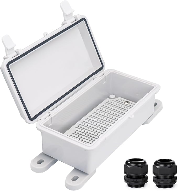 Waterproof Electrical Box Dustproof Junction Box Weatherproof IP67 ABS Plastic by YETLEBOX