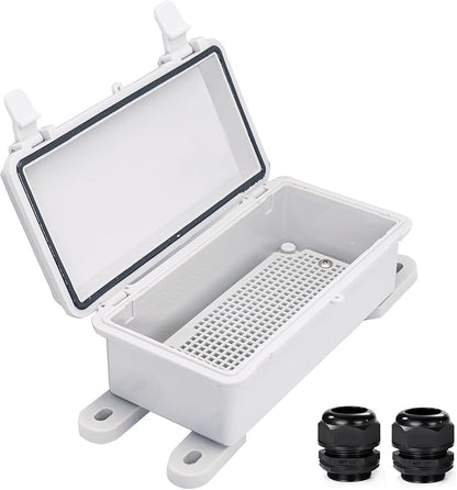 Waterproof Electrical Box Dustproof Junction Box Weatherproof IP67 ABS Plastic by YETLEBOX