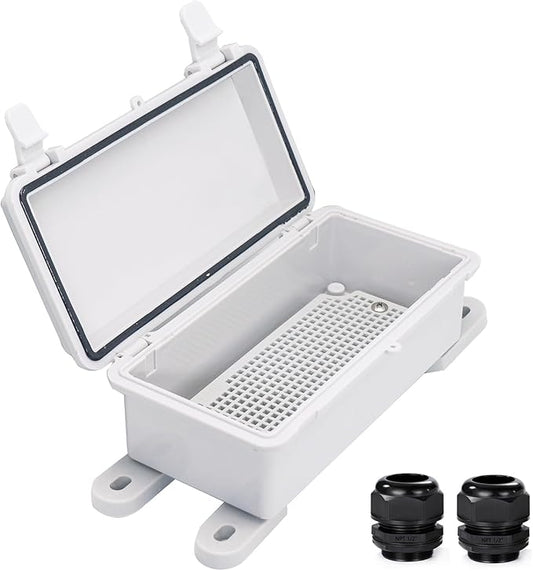 Waterproof Electrical Box Dustproof Junction Box Weatherproof IP67 ABS Plastic by YETLEBOX