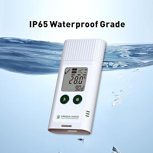 Freshliance USB Temperature Data Logger Recorder, Configurable LCD Digital - Image 7