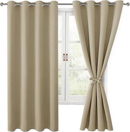 Hiasan Blackout Curtains for Bedroom, 52 x 63 Inches Length - Image 9