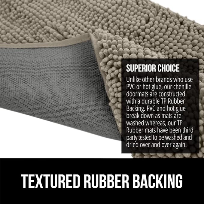 GORILLA GRIP SOAKSTOPPER Dog Door Mat, Machine Washable Rug Absorbent Doormat - Image 5
