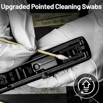 500PCS 6" Gun Cleaning Swabs in Storage Box - Image 3