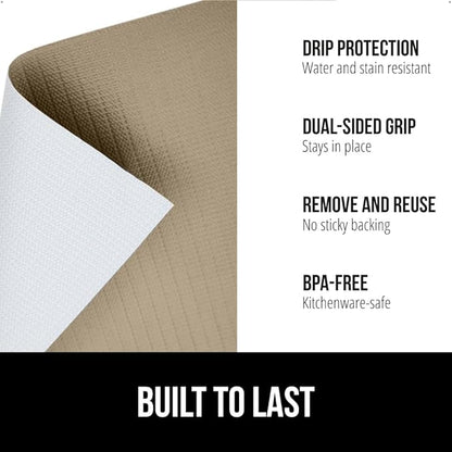 GORILLA GRIP DripGuard Shelf Liner, Non-Adhesive Drawer and Kitchen Cabinet - Image 2