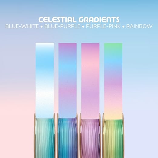 Polymaker Panchroma Gradient Celestial PLA Blue-Purple 3D Printing Filament - Image 4