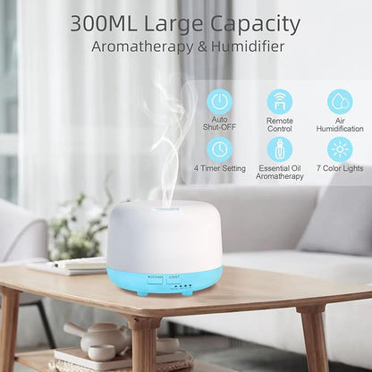 300ML Essential Oil Diffuser - Image 2