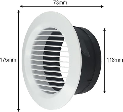 Adjustable Round Wall Vent Grille - Image 4