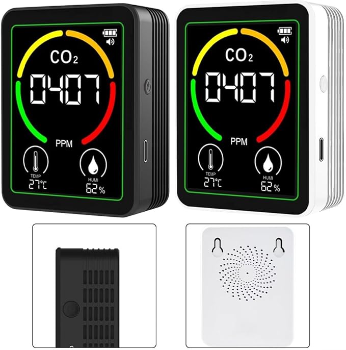 Air Quality Monitor Indoor-Portable Indoor Air Quality Meter, 3-in-1 Indoor Air - Image 8