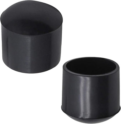 40Pcs Chair Leg Tips, 5/8 Inch Non-Slip Rubber Furniture Leg Caps Black Round - Image 3