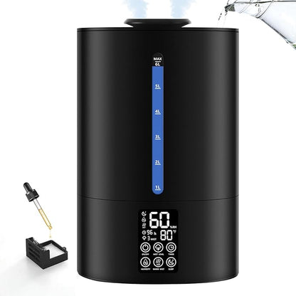 6L Humidifiers for Bedroom Large Room Home, Cool and Warm Humidifier for Baby by Coolfiqu