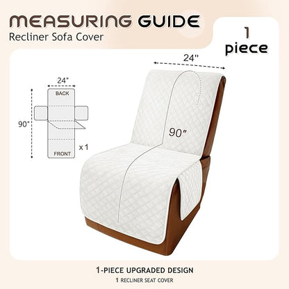 Arfntevss Waterproof Recliner Sectional Couch Covers - Image 5