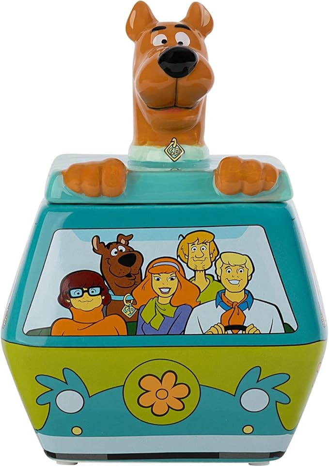 Silver Buffalo Scooby-Doo Mystery Machine Small Sculpted Ceramic Snack Jar - Image 2