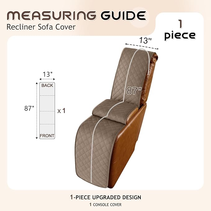 Arfntevss Recliner Sectional Couch Covers - Image 4