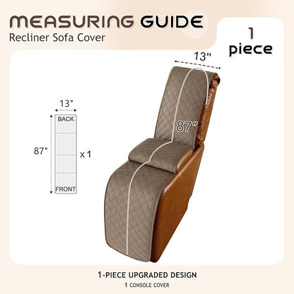 Arfntevss Recliner Sectional Couch Covers - Image 4