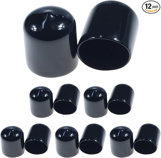 Acocony 13/16 Inch Rubber Cap Round Rubber End Caps PVC Flexible Protector by Acocony