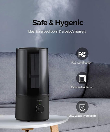 raydrop Humidifiers for Bedroom, raydrop Cool Mist Humidifiers for Babies - Image 4