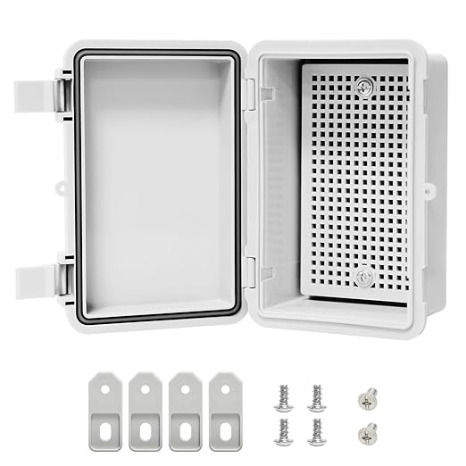 Junction Box, ABS Plastic, IP65 Waterproof Dustproof Universal Electrical by LMioEtool