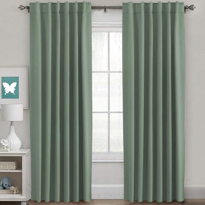 H.VERSAILTEX Blackout Curtains Thermal Insulated Window Treatment Panels Room by HVERSAILTEX