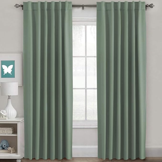 H.VERSAILTEX Blackout Curtains Thermal Insulated Window Treatment Panels Room by HVERSAILTEX
