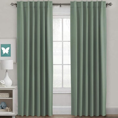 H.VERSAILTEX Blackout Curtains Thermal Insulated Window Treatment Panels Room by HVERSAILTEX