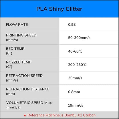 AMOLEN 2kg PLA Pack Glitter Gold & Glitter Silver 3D Printer Filament 1.75mm - Image 9